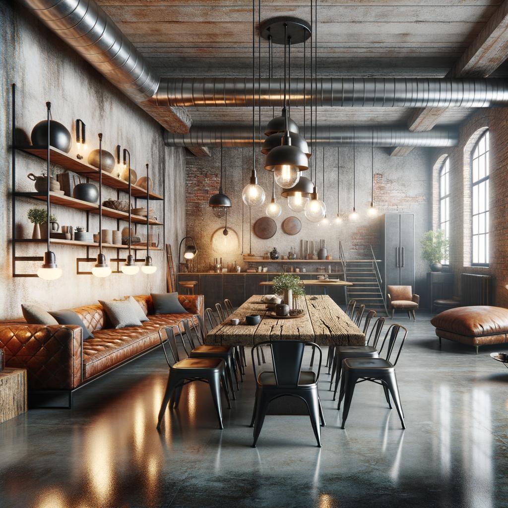 design vintage e materiali robusti