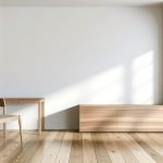 Arredamento minimalista in legno