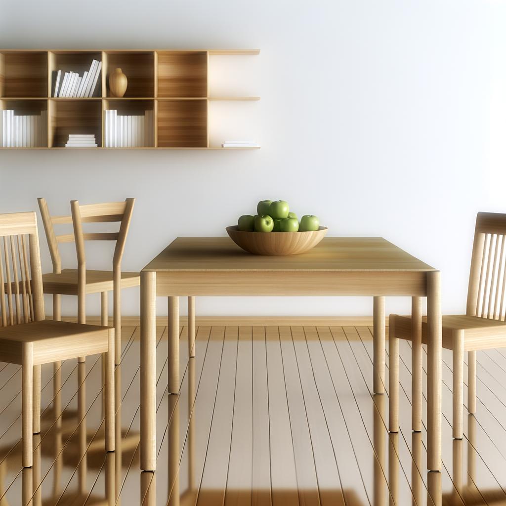 Legno naturale per un tocco semplice ed elegante