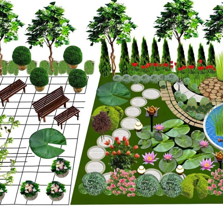 idee per allestire lo spazio verde in modo creativo