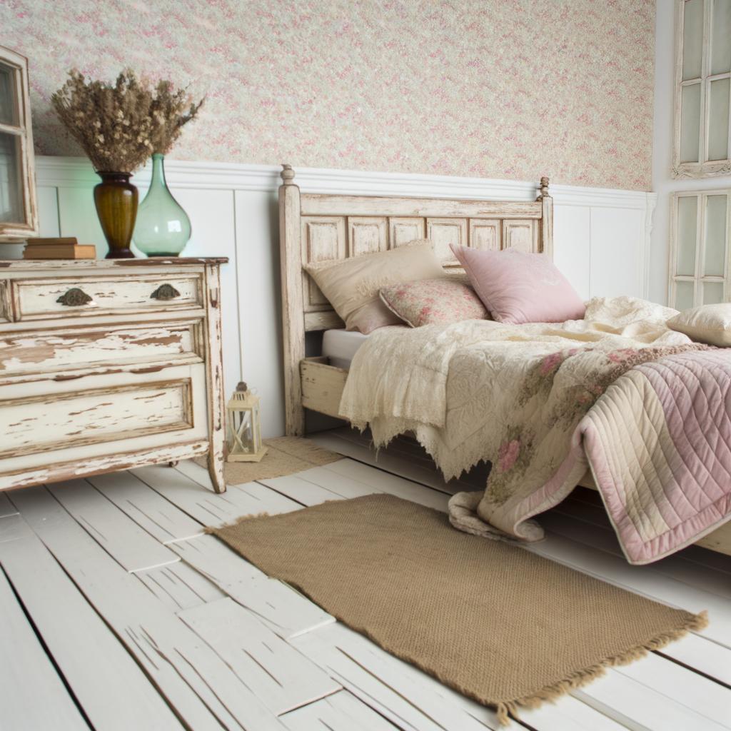 Decorazione Shabby Chic per la camera da letto